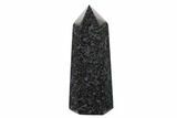 Polished, Indigo Gabbro Obelisk - Madagascar #136308-2